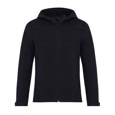 Logo trade promotional giveaway photo of: Iqoniq Makalu women recycled polyester soft shell jacket