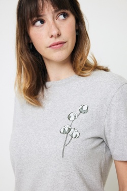 Logo trade advertising product photo of: Iqoniq Manuel recycled cotton t-shirt undyed