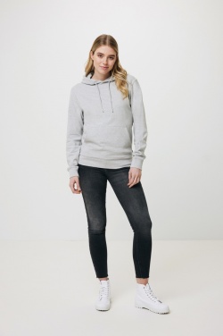 Logo trade promotional giveaways image of: Iqoniq Torres recycled cotton hoodie undyed