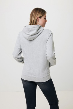 Logo trade corporate gift photo of: Iqoniq Torres recycled cotton hoodie undyed