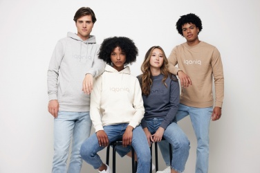 Logotrade corporate gifts photo of: Iqoniq Torres recycled cotton hoodie undyed