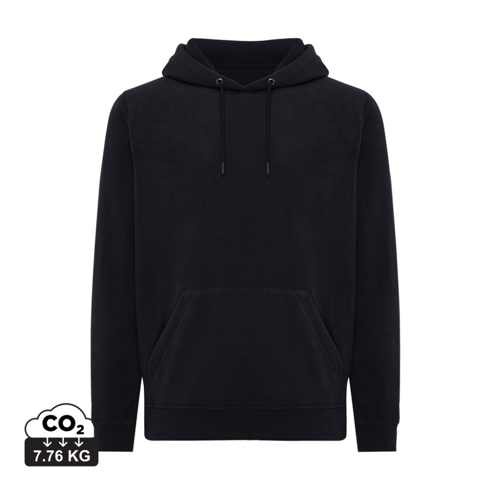 Logotrade promotional merchandise picture of: Iqoniq Trivor recycled polyester microfleece hoodie
