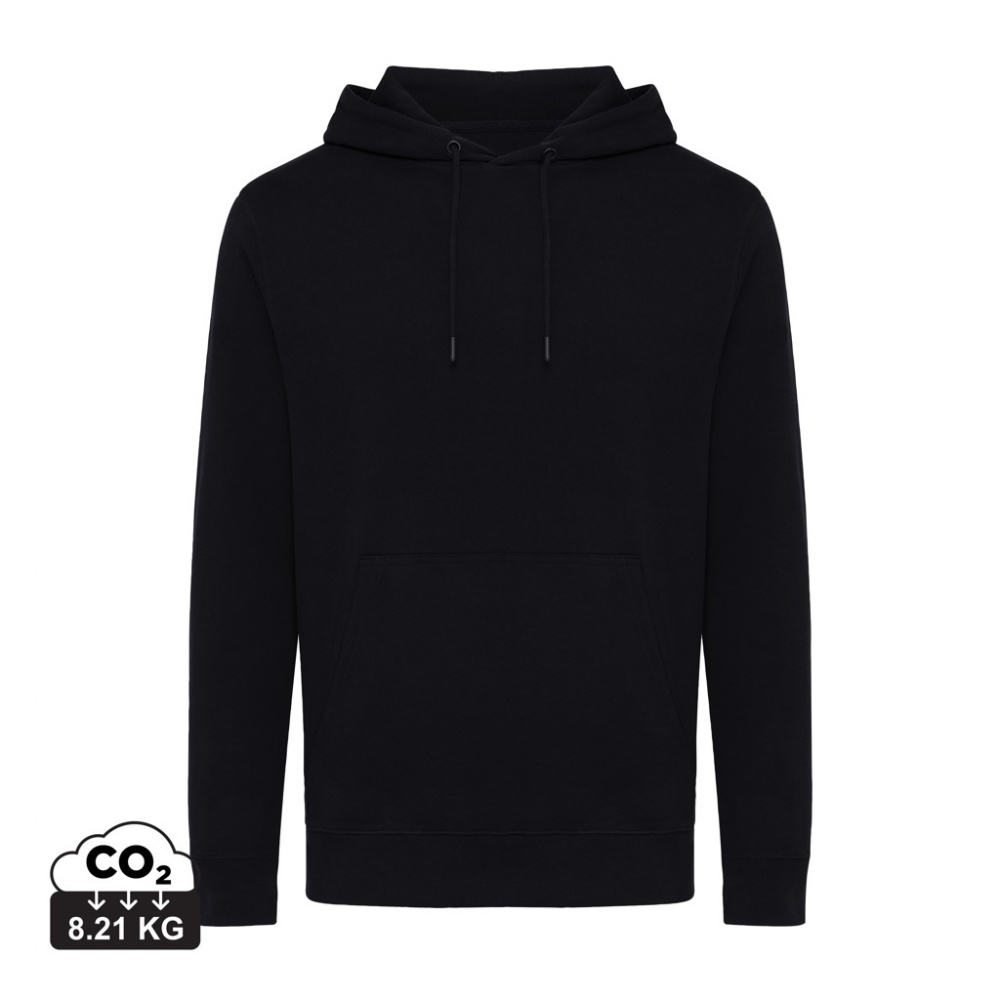Logo trade promotional product photo of: Iqoniq Rila lightweight recycled cotton hoodie