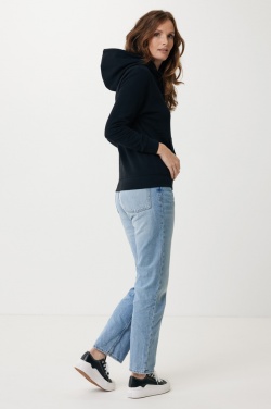 Logo trade corporate gift photo of: Iqoniq Rila lightweight recycled cotton hoodie