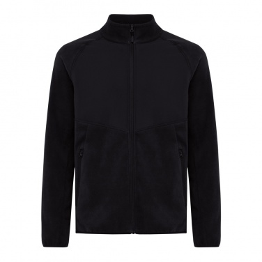 Logo trade promotional gift photo of: Iqoniq Talung recycled polyester microfleece zip through