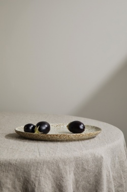 Logo trade business gifts image of: VINGA Nuvem stoneware serving plate
