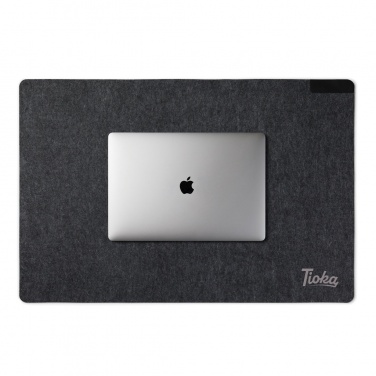 Logo trade promotional giveaway photo of: VINGA Albon GRS recycled felt desk pad