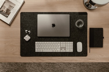 Logo trade promotional giveaways image of: VINGA Albon GRS recycled felt desk pad