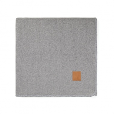 Logo trade corporate gifts picture of: VINGA Moulton GRS RPET blanket