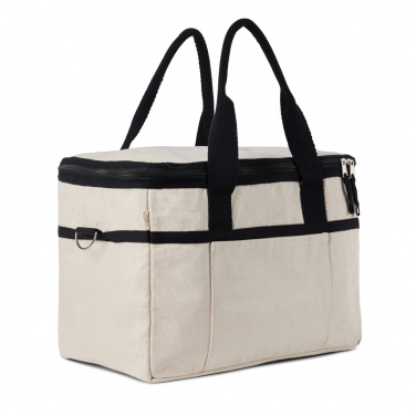 Logo trade corporate gift photo of: VINGA Volonne AWARE™ recycled canvas cooler basket
