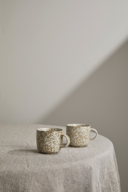 Logo trade promotional merchandise photo of: VINGA Nuvem stoneware mug, 2 pcs set