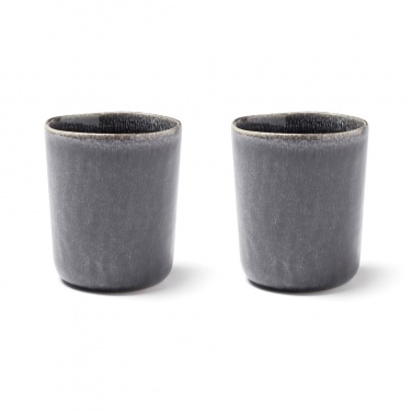Logo trade promotional merchandise image of: VINGA Nomimono stoneware mug, 2 pcs set
