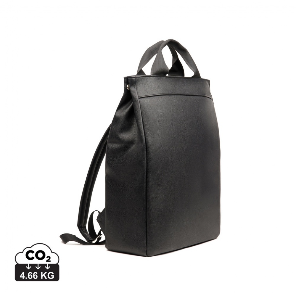 Logotrade promotional merchandise photo of: VINGA Bermond RCS recycled PU backpack
