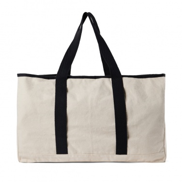 Logo trade promotional giveaways picture of: VINGA Volonne AWARE™ recycled canvas beach bag