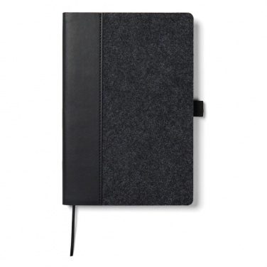Logotrade promotional item image of: VINGA Albon GRS recycled felt notebook