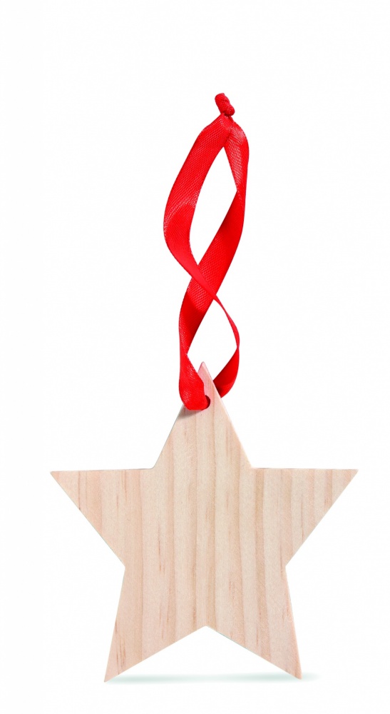 Logo trade promotional merchandise picture of: Star shaped hanger