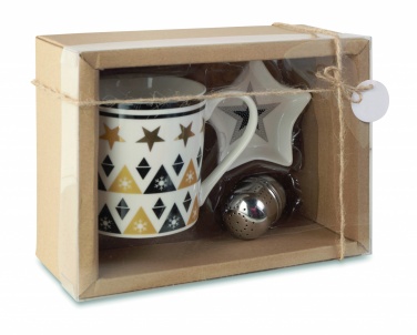 Logotrade promotional giveaway picture of: Mug mini plate filter in box