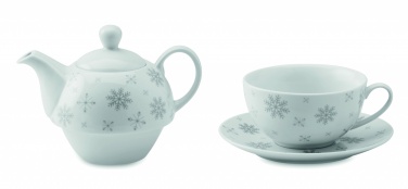Logo trade promotional giveaways image of: Christmas tea set