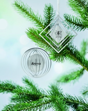 Logo trade business gifts image of: Circle decoration with ribbon