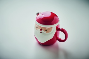Logotrade business gift image of: Ceramic mug with lid 370 ml