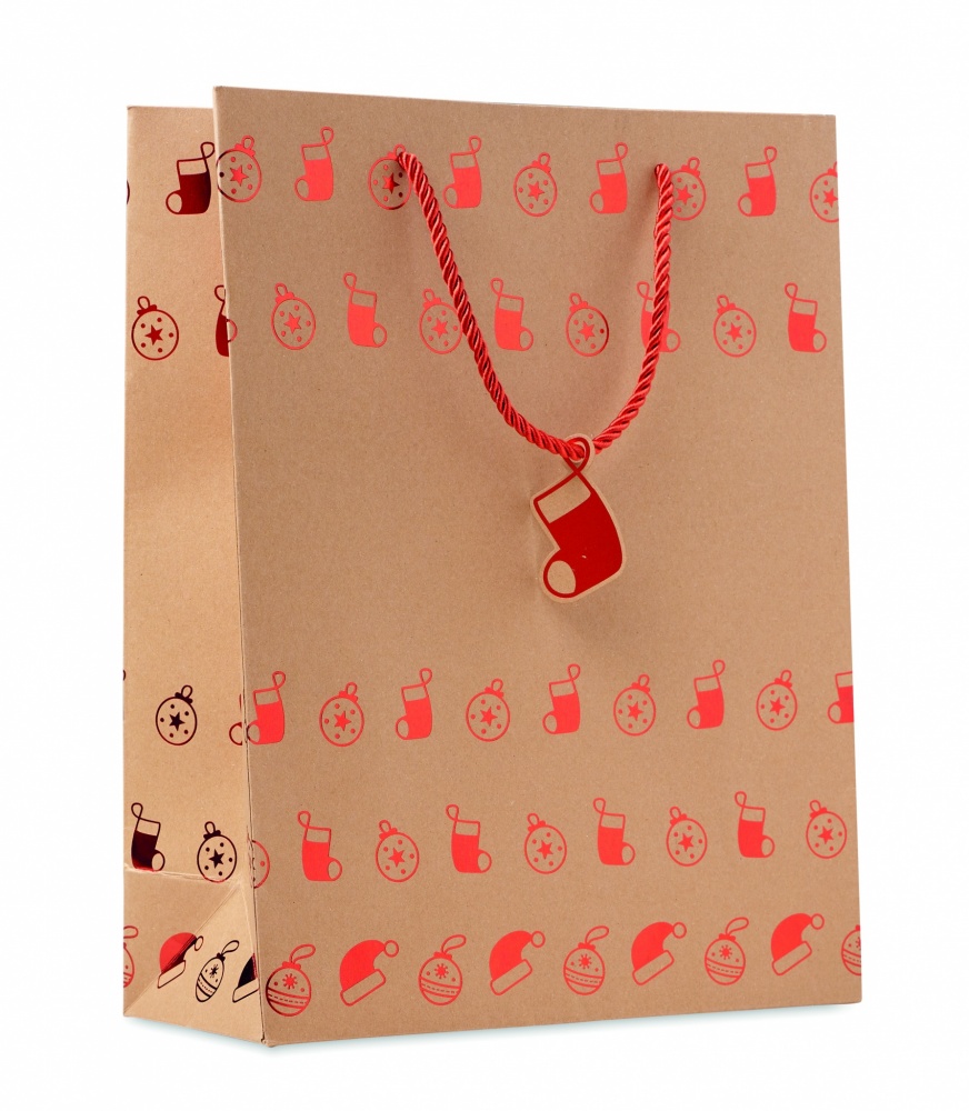 Logotrade promotional gift image of: Gift paper bag with pattern