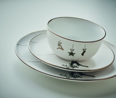 Logotrade promotional gifts photo of: 4 piece ceramic place setting