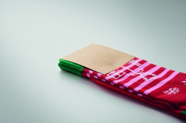 Logotrade promotional giveaway picture of: Pair of Christmas socks L