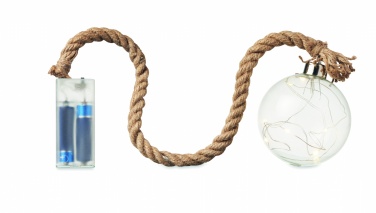 Logotrade promotional gift picture of: Glass bauble LED light