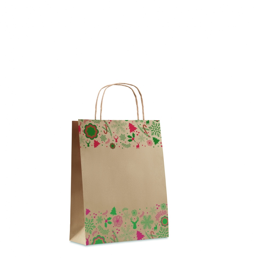 Logo trade promotional gifts picture of: Gift paper bag small