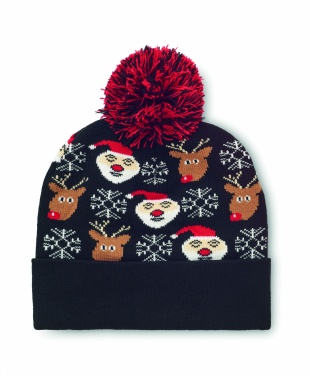 Logo trade advertising product photo of: Christmas knitted beanie