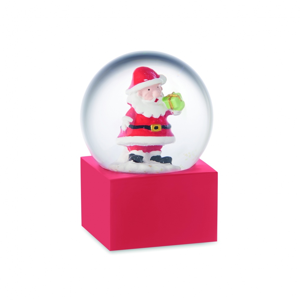 Logo trade promotional merchandise image of: Small snow ball glass ornament