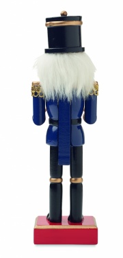 Logo trade business gifts image of: Nutcracker character in wood