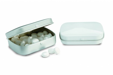 Logotrade promotional product picture of: Easy tin silver w/mints