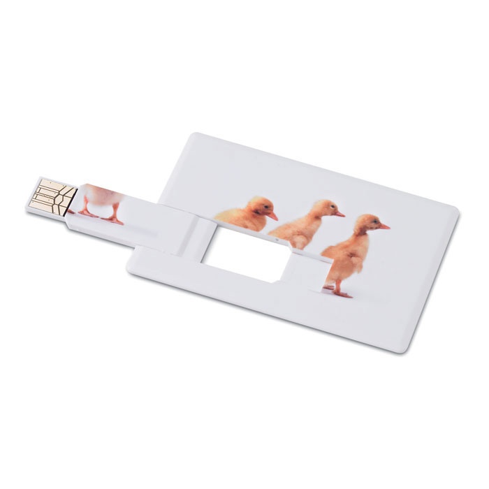 Logotrade advertising product picture of: Creditcard. USB flash 32GB