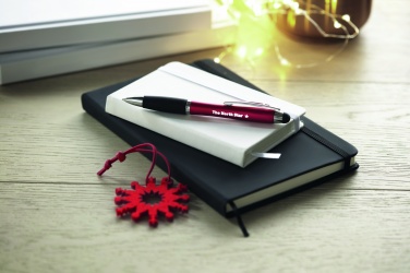 Logo trade promotional merchandise picture of: A5 notebook 96 lined sheets