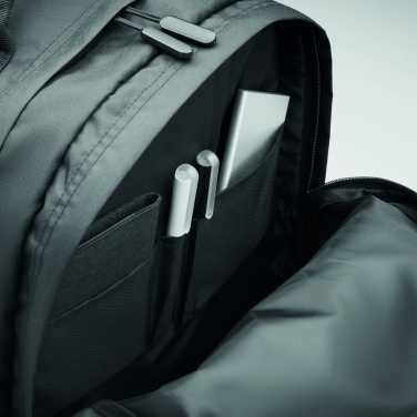 Logo trade promotional merchandise photo of: 300D RPET laptop backpack