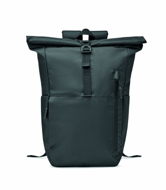 Logotrade promotional gifts photo of: 300D RPET rolltop backpack