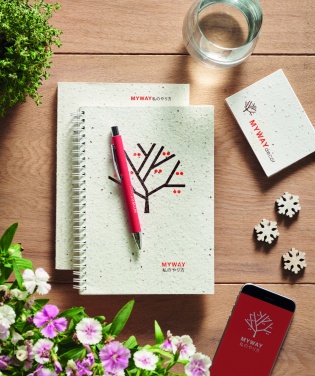 Logotrade corporate gift picture of: A5 seed paper cover notebook