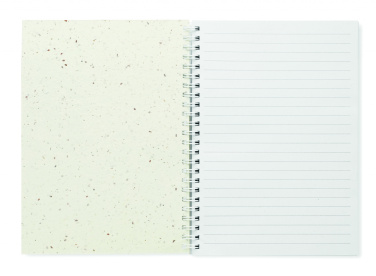 Logo trade advertising products image of: A5 seed paper cover notebook