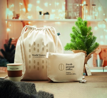 Logotrade promotional giveaway image of: Cosmetic bag Fairtrade