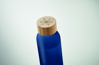 Logo trade corporate gifts picture of: Frosted glass bottle 500ml