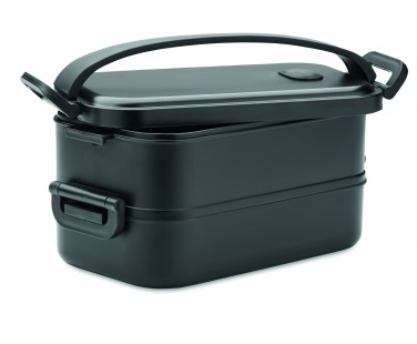 Logo trade business gifts image of: Lunch box in recycled PP