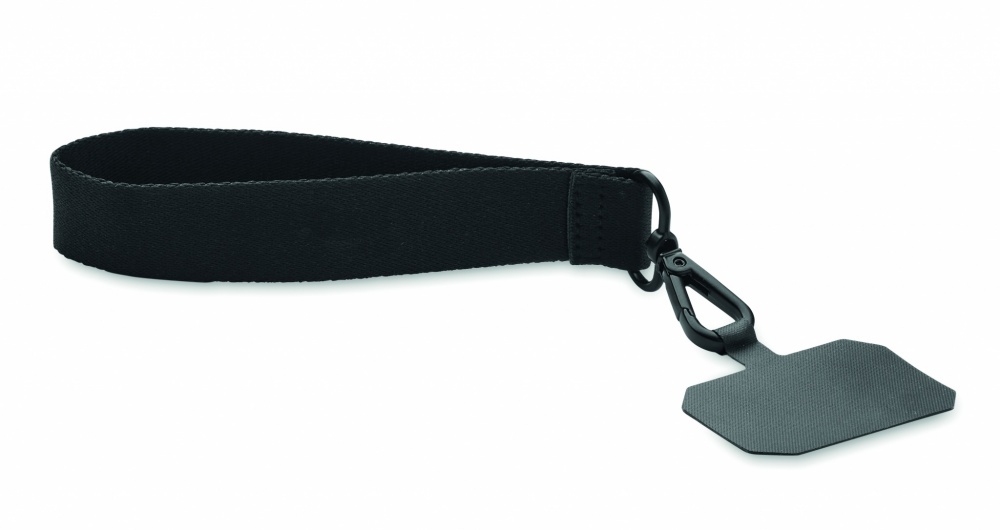 Logo trade advertising product photo of: Polyester phone wrist strap