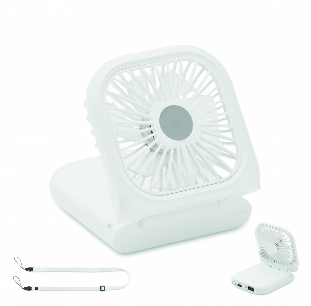 Logo trade corporate gifts picture of: Portable foldable or desk fan