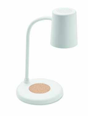 Logotrade promotional products photo of: Wireless charger, lamp speaker