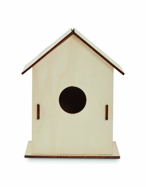 Logo trade advertising products image of: DIY wooden bird house kit
