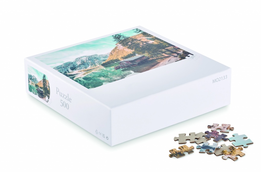 Logo trade promotional items picture of: 500 piece puzzle in box