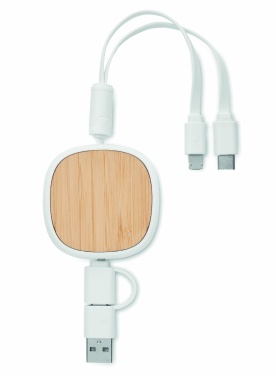 Logotrade promotional gift picture of: Retractable charging USB cable