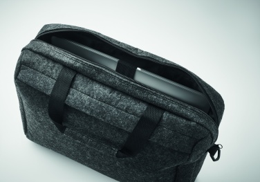 Logotrade business gifts photo of: 15 inch RPET felt laptop bag
