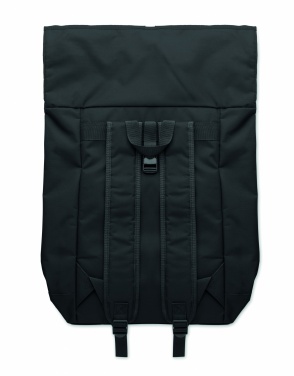 Logo trade promotional giveaways image of: 600Dpolyester rolltop backpack